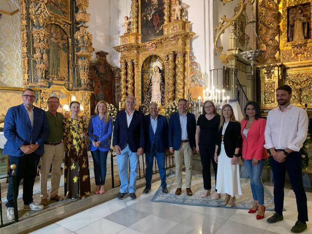 Esteban González Pons y Fulgencio Gil coordinan estrategias de trabajo con el objetivo de conseguir fondos europeos para nuevos proyectos en Lorca - 3, Foto 3