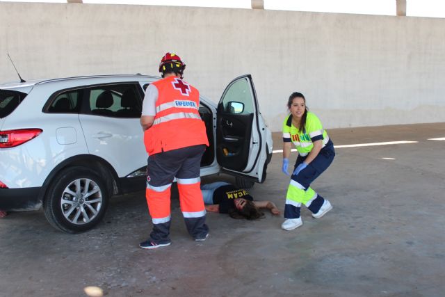 UCAM Cartagena acoge dos simulacros para mejorar la formación de los futuros profesionales de Urgencias y Emergencias - 1, Foto 1