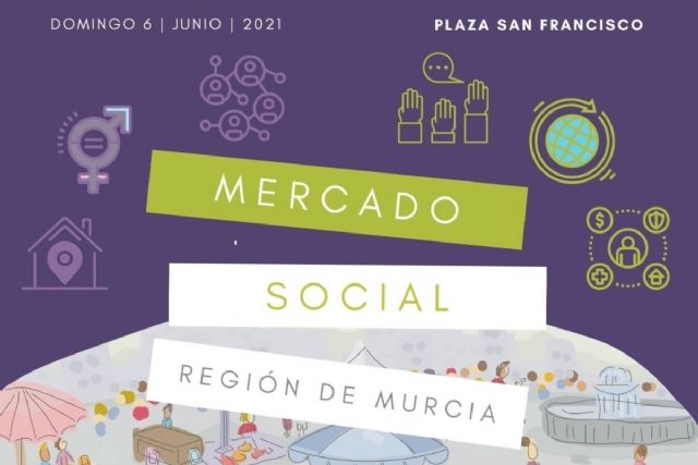 La Plaza de España de Cartagena acoge un mercado social este domingo dentro de Mucho Más Mayo - 1, Foto 1