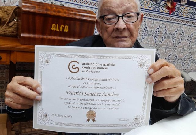 La Asociación Española Contra el Cáncer de Cartagena distingue a Federico Sánchez - 3, Foto 3