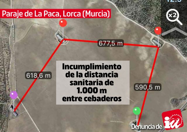 IU-Verdes muestra la otra cara de la ganadería intensiva en las Tierras Altas de Lorca - 1, Foto 1