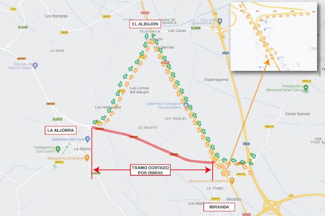 La carretera que conecta Miranda con La Aljorra se cierra al tráfico hasta el 19 de julio por obras de reparación del firme - 1, Foto 1