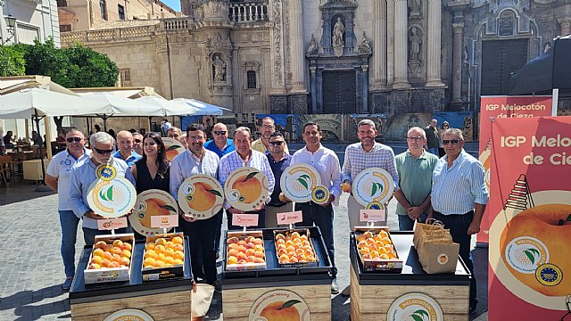 El alcalde respalda la campaña oficial de la IGP del Melocotón de Cieza - 1, Foto 1