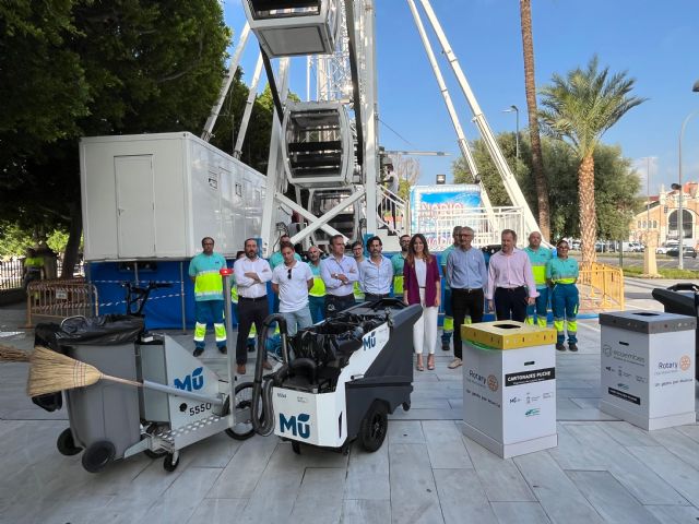 Más de 200 efectivos trabajarán a diario para mantener la limpieza en las calles de la ciudad durante la Feria de Murcia - 2, Foto 2