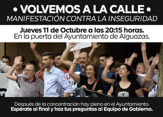 Los vecinos de Alguazas convocan una nueva manifestación para el próximo jueves coincidiendo con el pleno municipal - 4, Foto 4