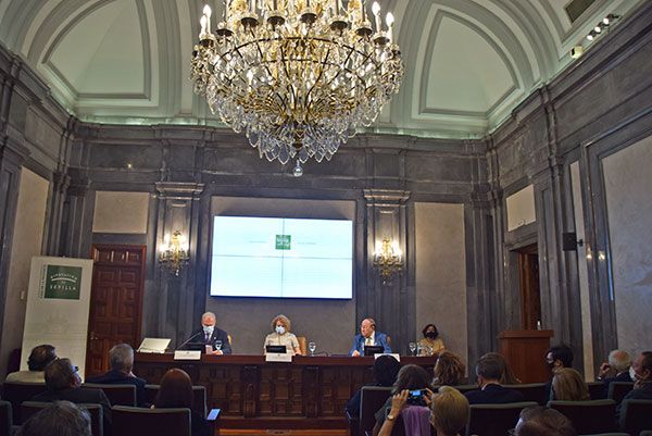 El pintor Juan Valdés galardonado con el Aldabón de la Federación de las casas regionales de Sevilla - 1, Foto 1