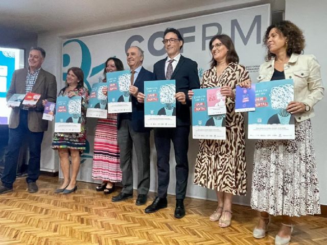 La Consejería de Salud apoya la campaña Conecta con tu salud mental del Colegio Oficial de Farmacéuticos de la Región - 1, Foto 1