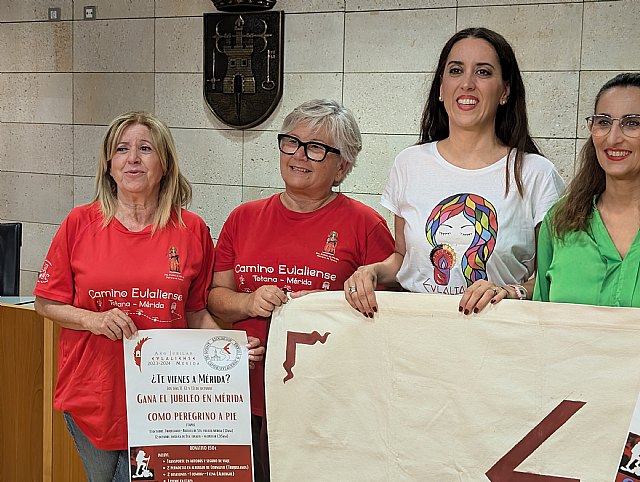 La Asociación Amigos del Camino Eulaliense de Totana organiza una peregrinación para ganar el jubileo a la ciudad hermana de Mérida, Foto 6