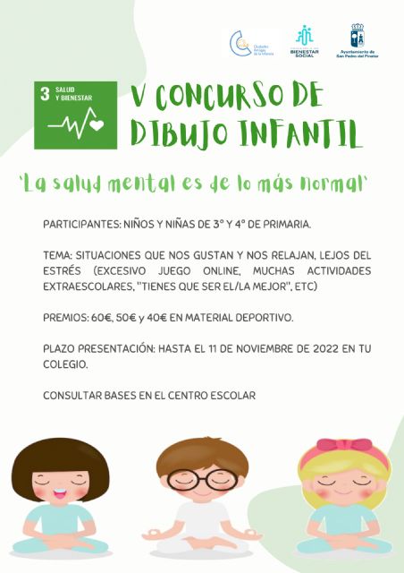 Bienestar Social convoca un concurso de dibujo escolar para fomentar la salud mental - 1, Foto 1