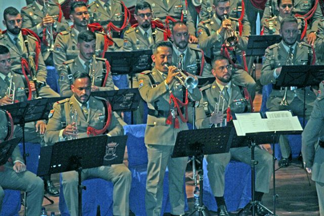 La Brigada Canaria celebró un concierto de Bandas de Guerra en Capitanea General en Sevilla - 1, Foto 1