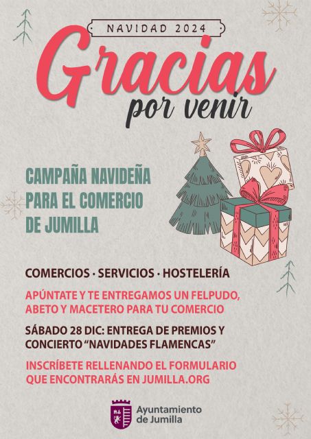 La campaña Gracias por venir pretende dinamizar el comercio local con un agradecimiento especial a quienes consumen en Jumilla - 1, Foto 1