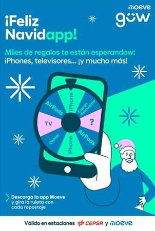 Moeve gow lanza la Ruleta de Navidapp con premios exclusivos - 1, Foto 1