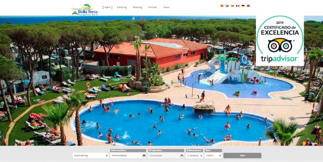 El portal web del Camping Bella Terra estrena su versión en danés - 1, Foto 1