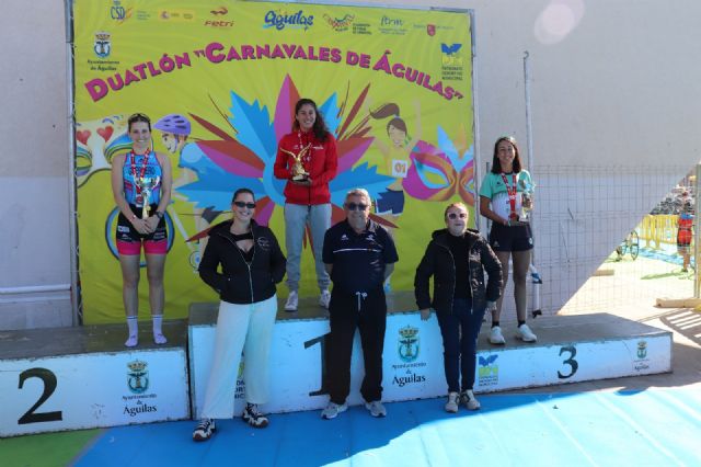 Marta Pintadel y David Cantero, ganadores de la XXX edición del Duatlón Carnavales de Águilas - 1, Foto 1