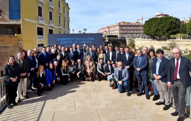 Nace el Grupo Ferroviario Conexión Sureste para exigir la reapertura de la línea Cartagena-Murcia-Albacete que el PSOE eliminó hace más de dos años - 2, Foto 2