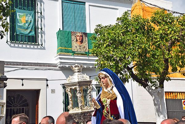 La Procesión de regreso de los titulares de la Vera-cruz estuvo conformado por los Hermanos/as acompañado con velas a sus titulares de esta Hermandad Ilipense - 5, Foto 5