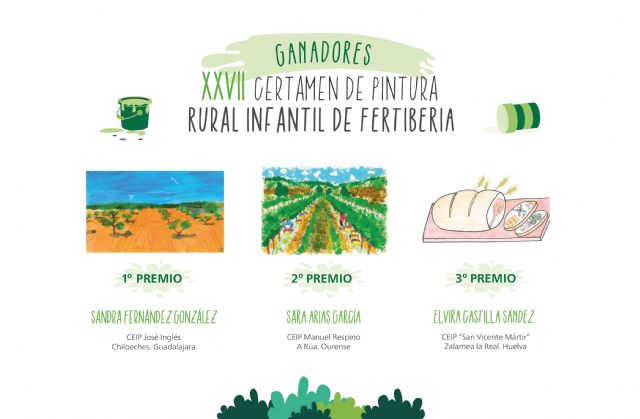 Fertiberia otorga los premios de su 27° Certamen de Pintura Rural Infantil, que visibiliza la riqueza y compromiso ambiental del entorno agrícola - 1, Foto 1