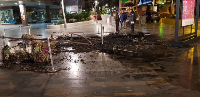 Un detenido por quemar el Jardín de Primavera en homenaje a Antonio Campillo de la avenida de la Libertad - 1, Foto 1