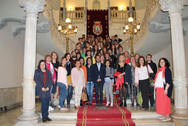 El Consistorio vuelve a ejercer de anfitrión intercultural con la recepción de Erasmus del IES Mediterráneo - 4, Foto 4