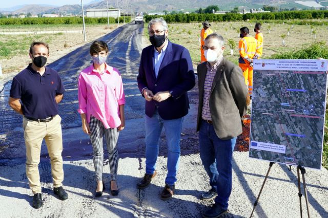 La Comunidad ultima los trabajos de acondicionamiento de dos caminos rurales en Santomera para los que ha destinado más de 150.000 euros - 1, Foto 1