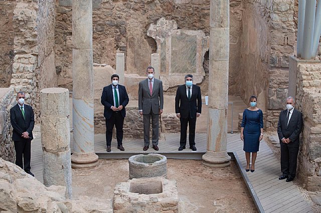 López Miras visita el Museo Foro Romano-Molinete de Cartagena, inaugurado por S.M. el Rey - 1, Foto 1