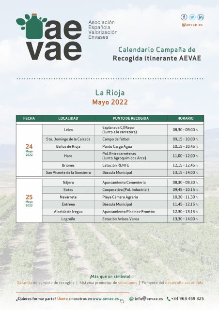 Campaña de recogida itinerante de envases agrícolas en La Rioja - 1, Foto 1