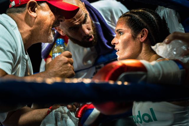 La boxeadora Mari Carmen Romero en su último combate celebrado en Estambul el pasado mes de abril / Rubén Juan Serna, Foto 1