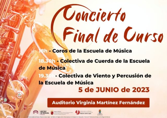 La Escuela Municipal de Música Maestro Jaime López de Molina de Segura ofrece las actividades de fin de curso el lunes 5 y martes 6 de junio, tras ser suspendidas la semana pasada por fuertes lluvias - 1, Foto 1