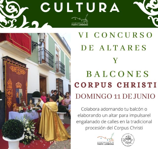 Puerto Lumbreras organiza el VI Concurso de Altares y Balcones con motivo del Corpus Christi - 4, Foto 4