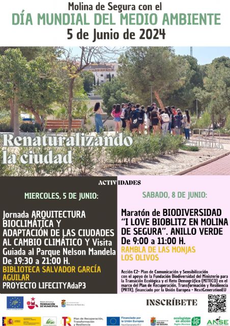 Molina de Segura se suma a la celebración, hoy miércoles 5 de junio, del Día Mundial del Medio Ambiente con diversas actividades de sensibilización y educación ambiental - 1, Foto 1