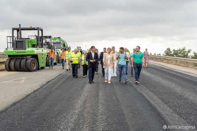 Las obras de la carretera de La Aljorra ponen en marcha el programa aCTus de mejora de viales regionales de Cartagena - 1, Foto 1