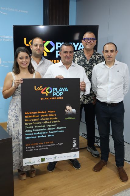 Los40 Playa Pop celebran su 25 aniversario con un cartel de lujo en la Explanada de Lo Pagán - 2, Foto 2