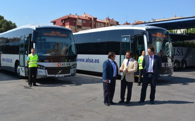 Se renueva la flota de autobuses interurbanos que discurren entre Cartagena y La Manga - 1, Foto 1