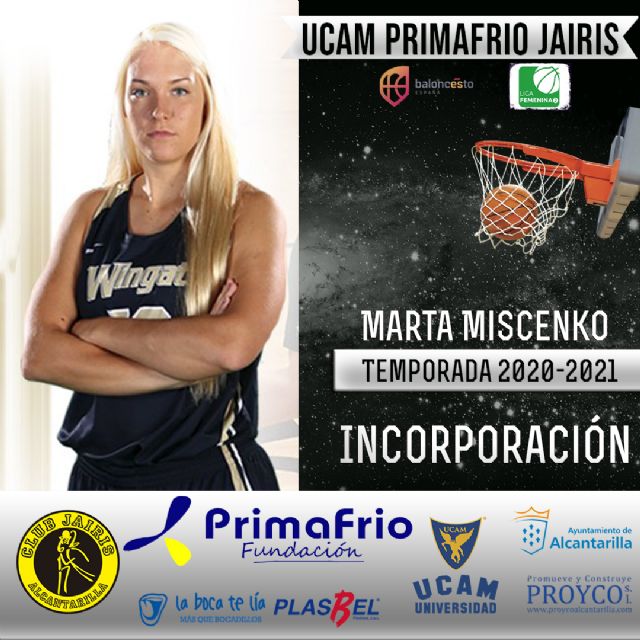 Marta Miscenko refuerza el juego interior del UCAM Primafrio Jairis de LF2 - 1, Foto 1