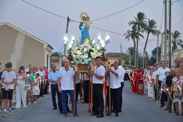 La procesión de la Virgen de los Ángeles pone el punto y final a las fiestas de El Siscar - 1, Foto 1