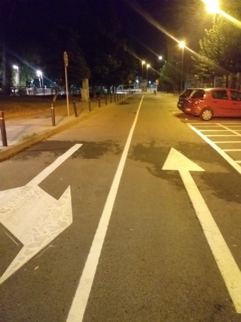 El Ayuntamiento de Murcia incrementa la seguridad vial en más de 500 calles del municipio con la mejora de la señalización horizontal - 2, Foto 2