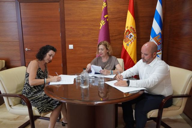 Convenio de colaboración Ayuntamiento, Aguas de Jumilla y Aspajunide - 3, Foto 3