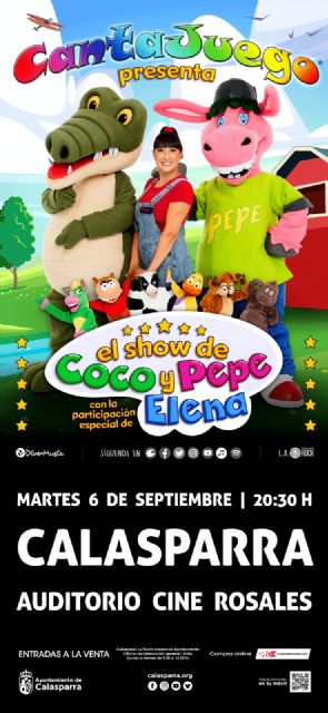 CANTAJUEGO llega mañana a la Feria de CALASPARRA El show de Coco y Pepe - 1, Foto 1