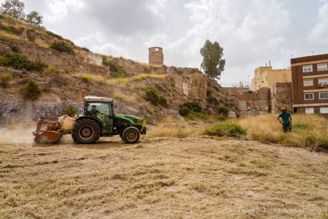 Continúan las labores de conservación preventiva de los yacimientos arqueológicos en la Morería - 1, Foto 1