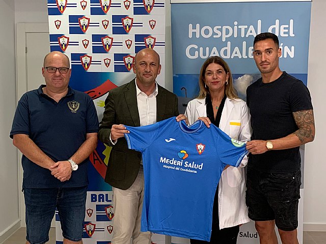 El Hospital del Guadalentn y el Club Deportivo Bala Azul firman un acuerdo de colaboracin, Foto 1