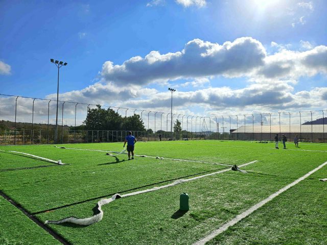 El Ayuntamiento de Caravaca lleva a cabo la reforma integral del Campo de fútbol 7 - 1, Foto 1