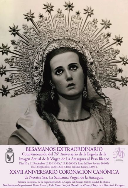 Todo preparado para el besamanos a la Virgen de la Amargura - 1, Foto 1