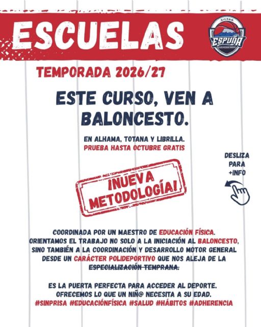El Club Baloncesto Sierra Espuña revoluciona la metodología de sus escuelas para proteger el crecimiento de los niños y niñas El Club Baloncesto Sierra Espuña revoluciona la metodología de sus escuelas para proteger el crecimiento de los niños y niñas