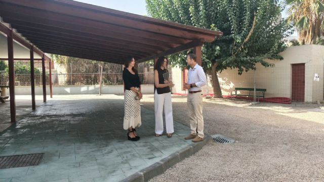 El Colegio público Santiago García Medel de Era Alta abre sus puertas con un patio renovado El Colegio público Santiago García Medel de Era Alta abre sus puertas con un patio renovado
