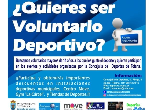 La Concejalía de Deportes promueve una campaña de captación de voluntarios deportivos para apoyar y colaborar en la organización de eventos y actividades de este ámbito - 2, Foto 2