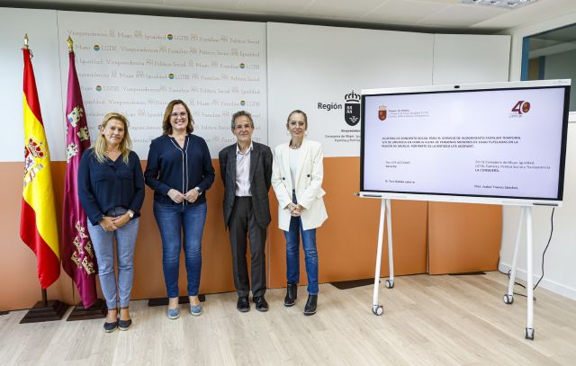 La Comunidad firma un concierto social de casi un millón de euros con Acofamt para garantizar el programa de Acogimiento Familiar Temporal - 1, Foto 1