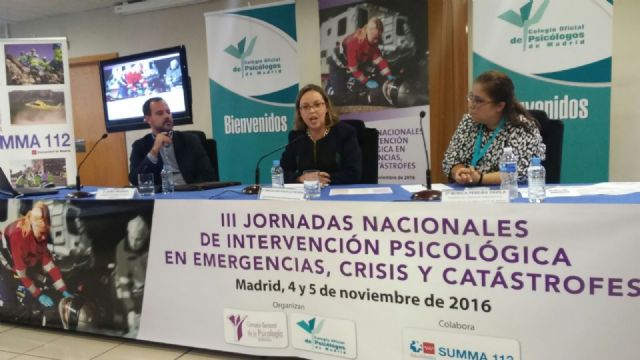 La diputada regional del PP, Inmaculada González, participa en las III Jornadas Nacionales de Intervención Sicológica de Emergencias, Crisis y Catástrofes - 1, Foto 1