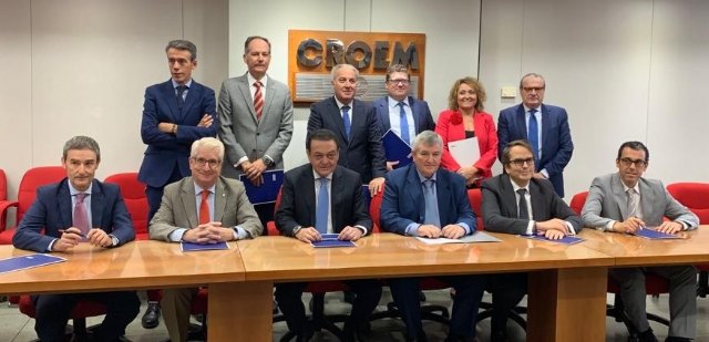 CROEM, entidades financieras y AVÁLAM acuerdan respaldar a las empresas murcianas - 1, Foto 1