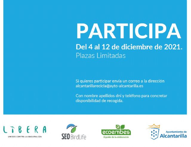 Abierto el plazo para participar en la nueva convocatoria del Proyecto Libera en los parajes naturales de Alcantarilla - 2, Foto 2