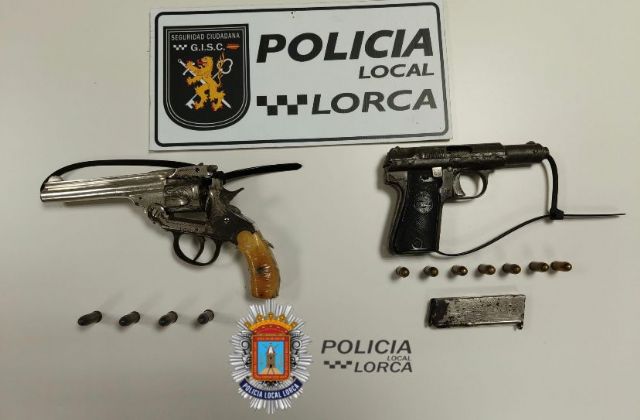 Policía Local detiene a cuatro personas en Lorca por tenencia ilícita de armas - 1, Foto 1